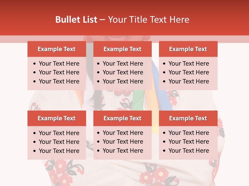 Embroidery Happy Cute PowerPoint Template