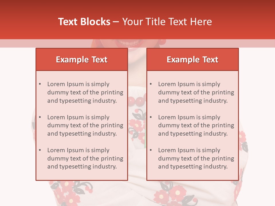 Embroidery Happy Cute PowerPoint Template