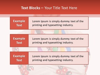 Embroidery Happy Cute PowerPoint Template