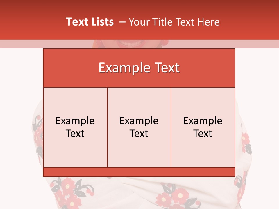 Embroidery Happy Cute PowerPoint Template