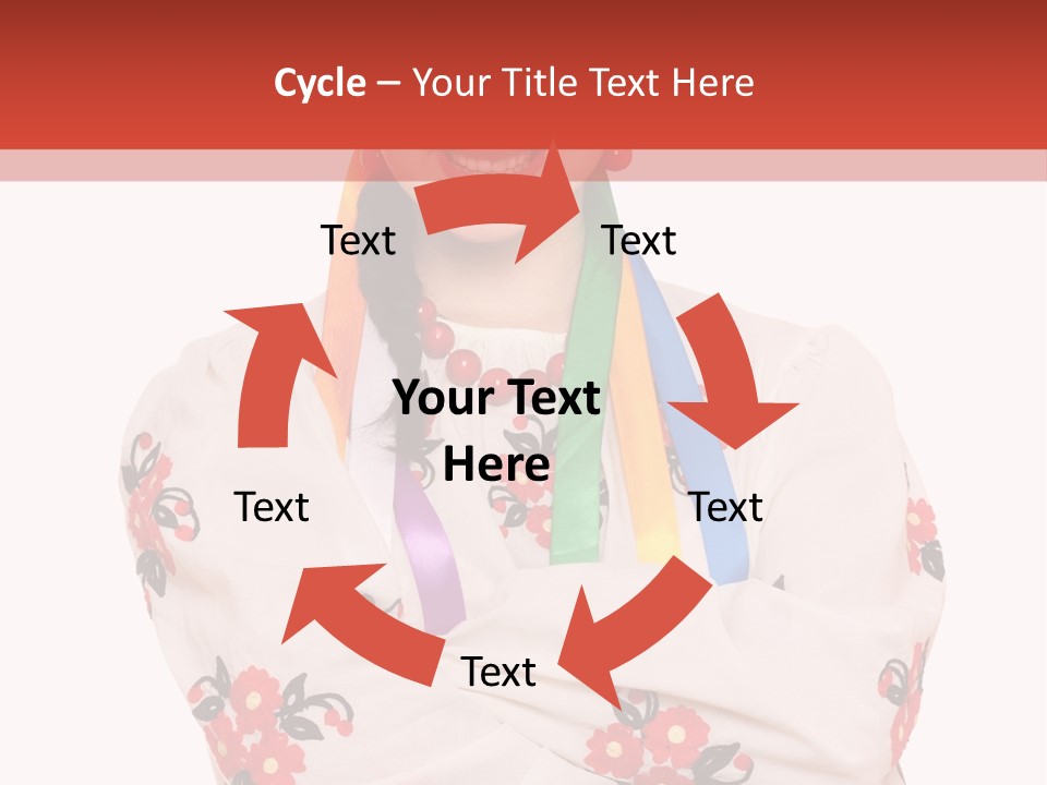 Embroidery Happy Cute PowerPoint Template