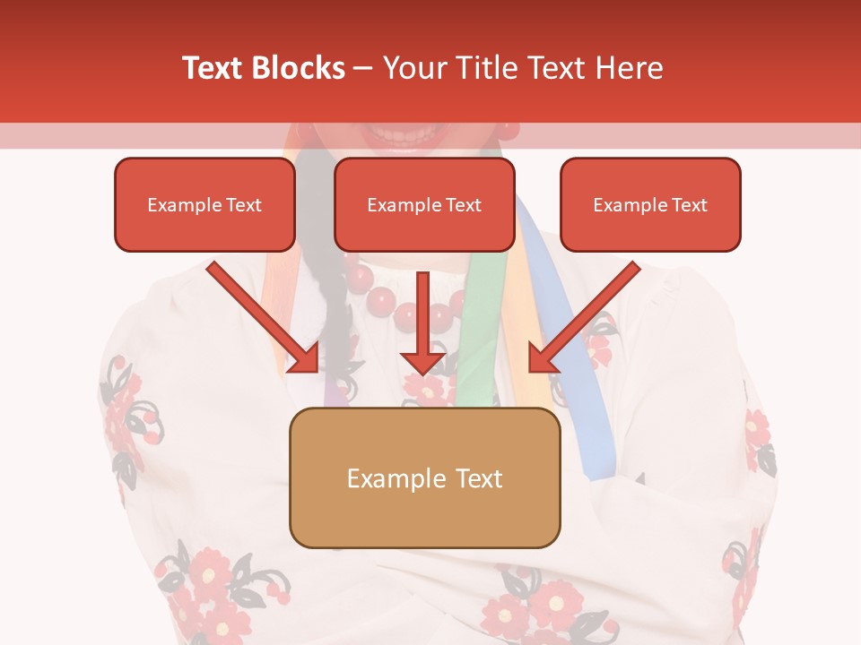 Embroidery Happy Cute PowerPoint Template