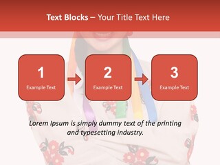 Embroidery Happy Cute PowerPoint Template