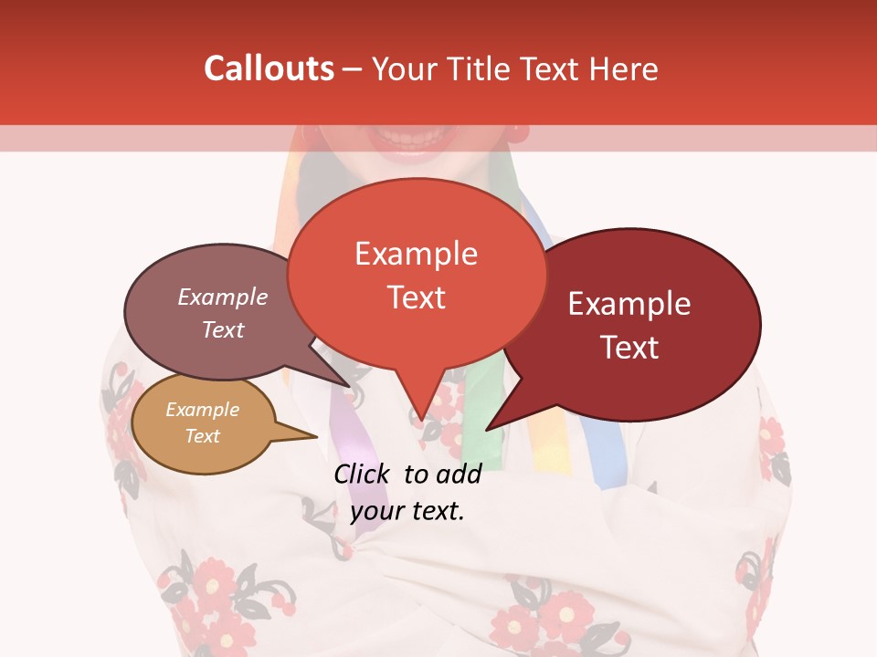 Embroidery Happy Cute PowerPoint Template