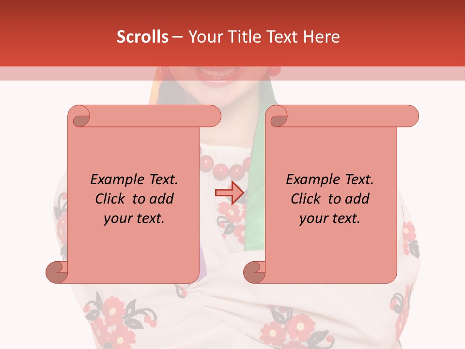 Embroidery Happy Cute PowerPoint Template