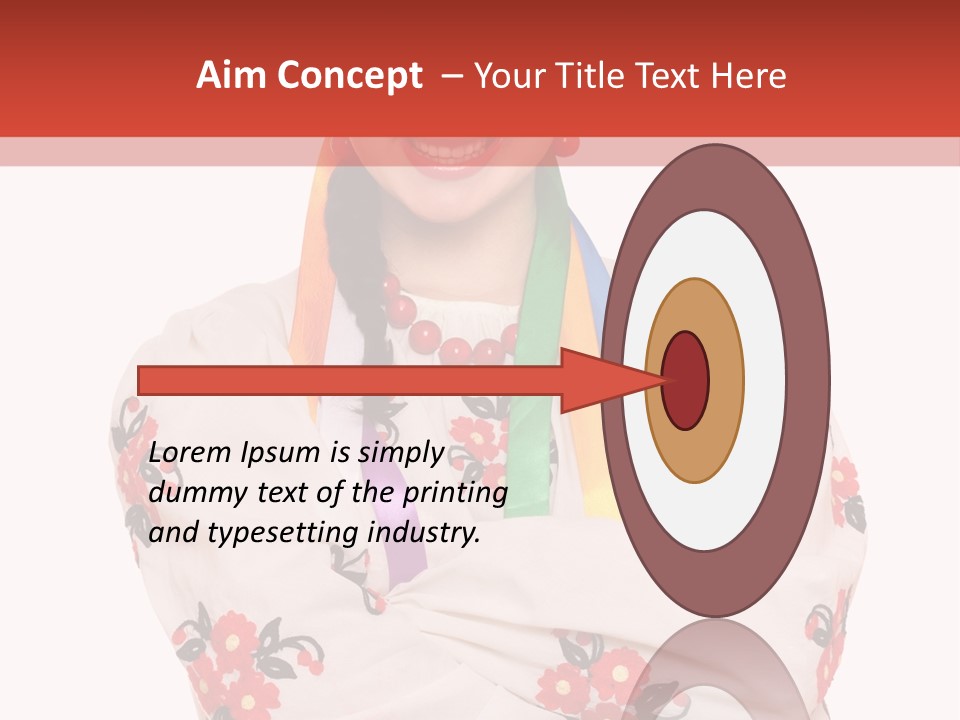 Embroidery Happy Cute PowerPoint Template