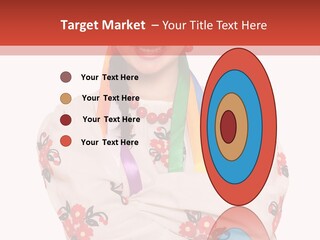 Embroidery Happy Cute PowerPoint Template