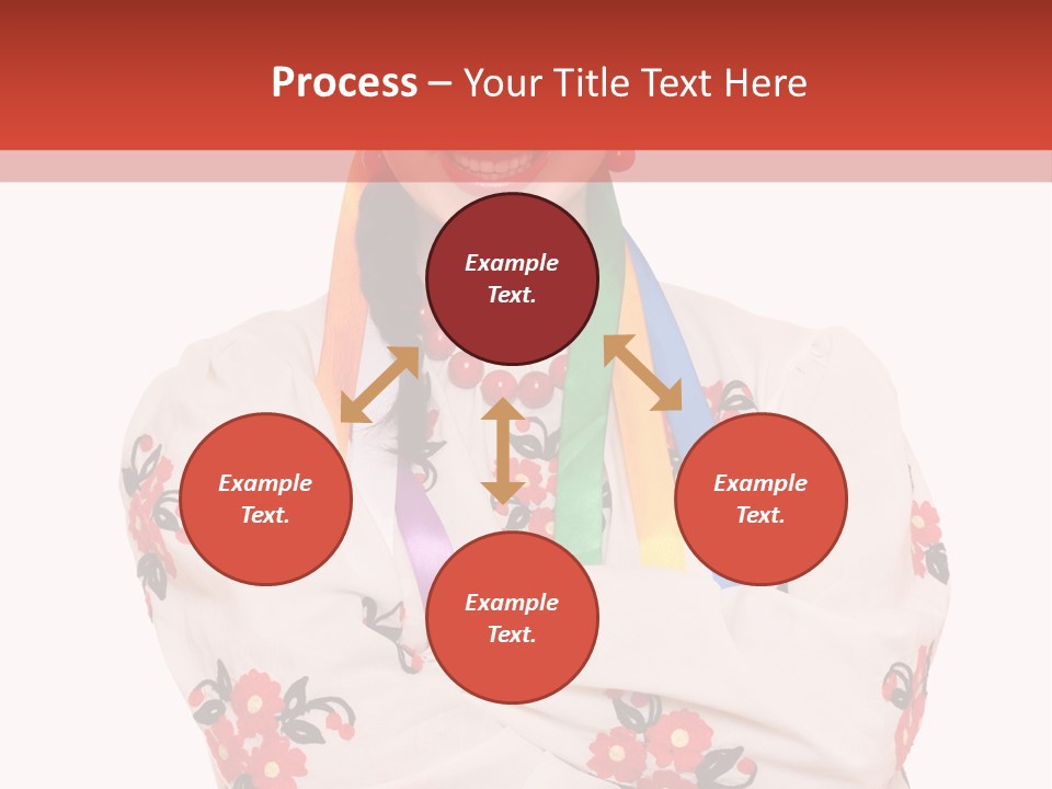 Embroidery Happy Cute PowerPoint Template