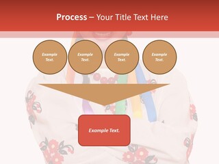 Embroidery Happy Cute PowerPoint Template