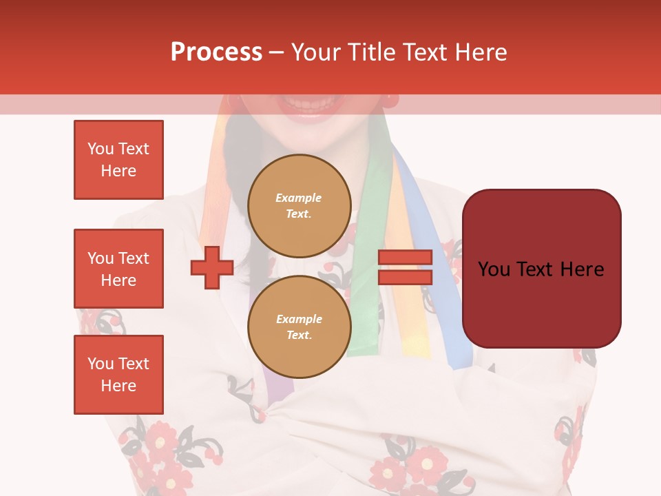 Embroidery Happy Cute PowerPoint Template