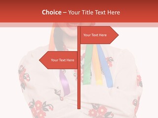 Embroidery Happy Cute PowerPoint Template