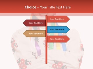 Embroidery Happy Cute PowerPoint Template