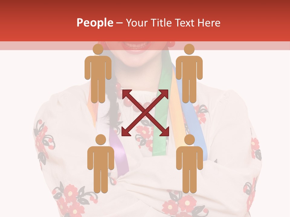 Embroidery Happy Cute PowerPoint Template