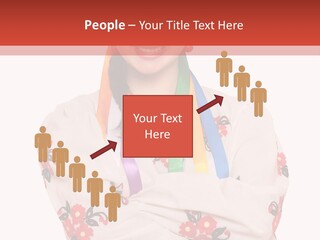 Embroidery Happy Cute PowerPoint Template