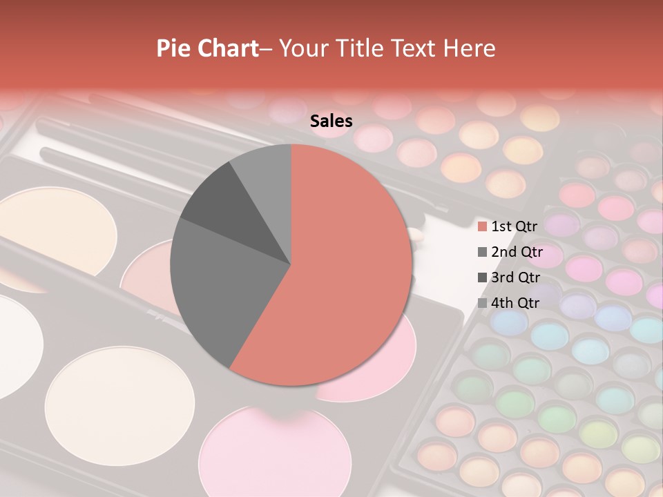 Collection Colour Eye Shadow PowerPoint Template