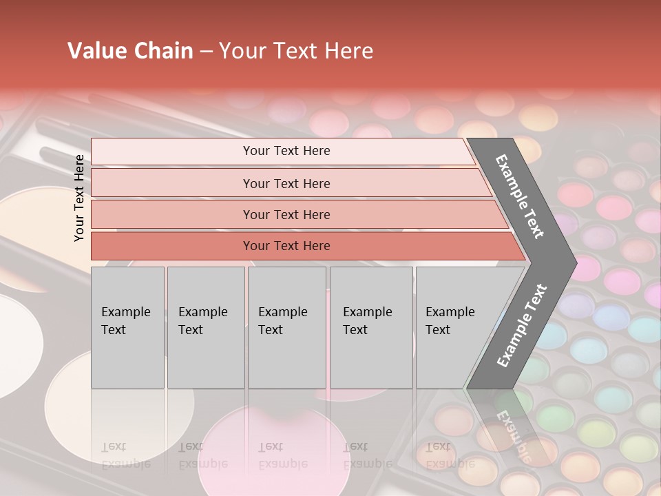 Collection Colour Eye Shadow PowerPoint Template