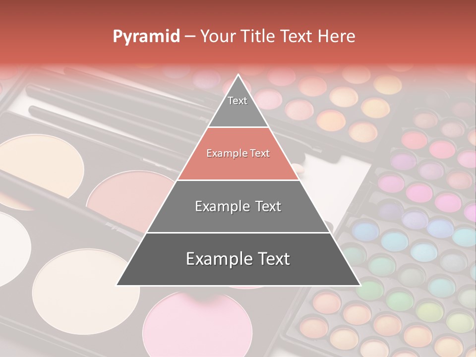 Collection Colour Eye Shadow PowerPoint Template
