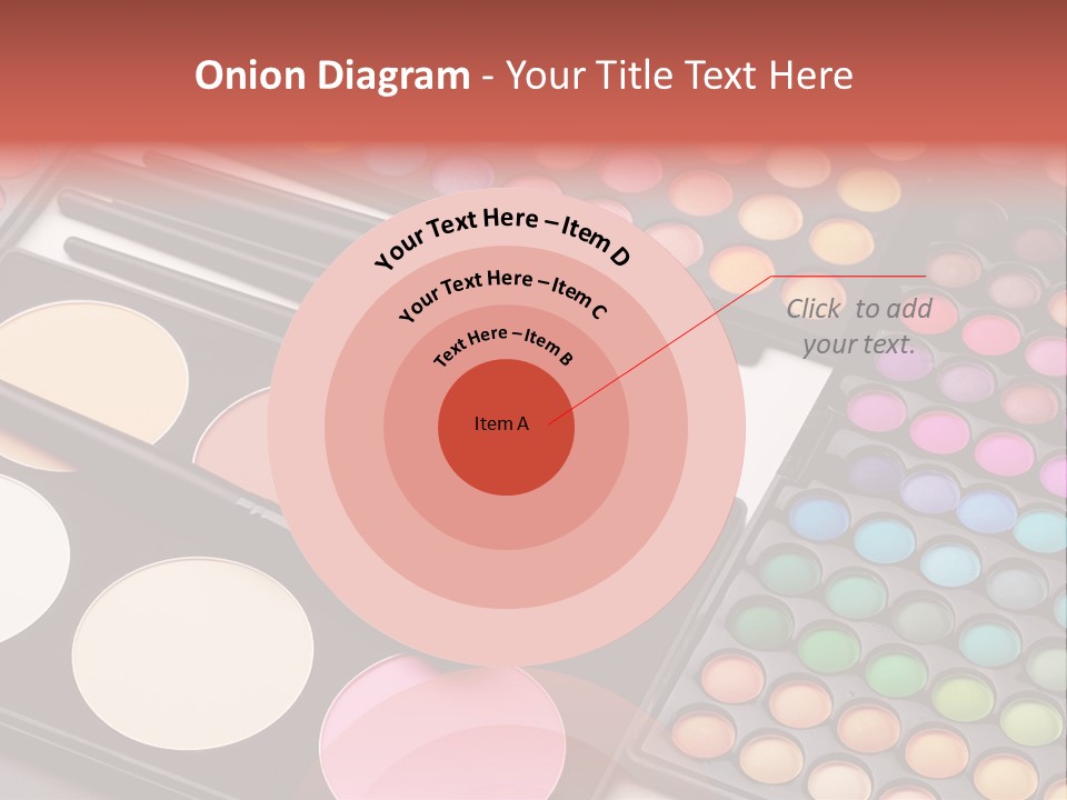 Collection Colour Eye Shadow PowerPoint Template