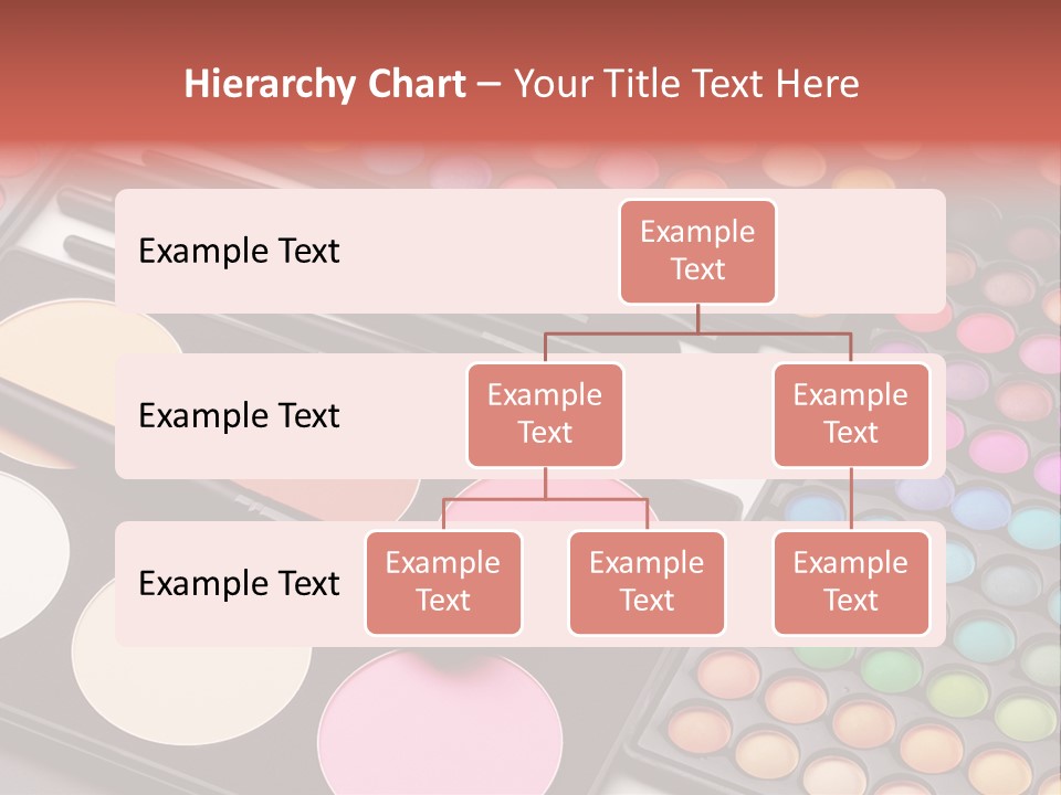 Collection Colour Eye Shadow PowerPoint Template