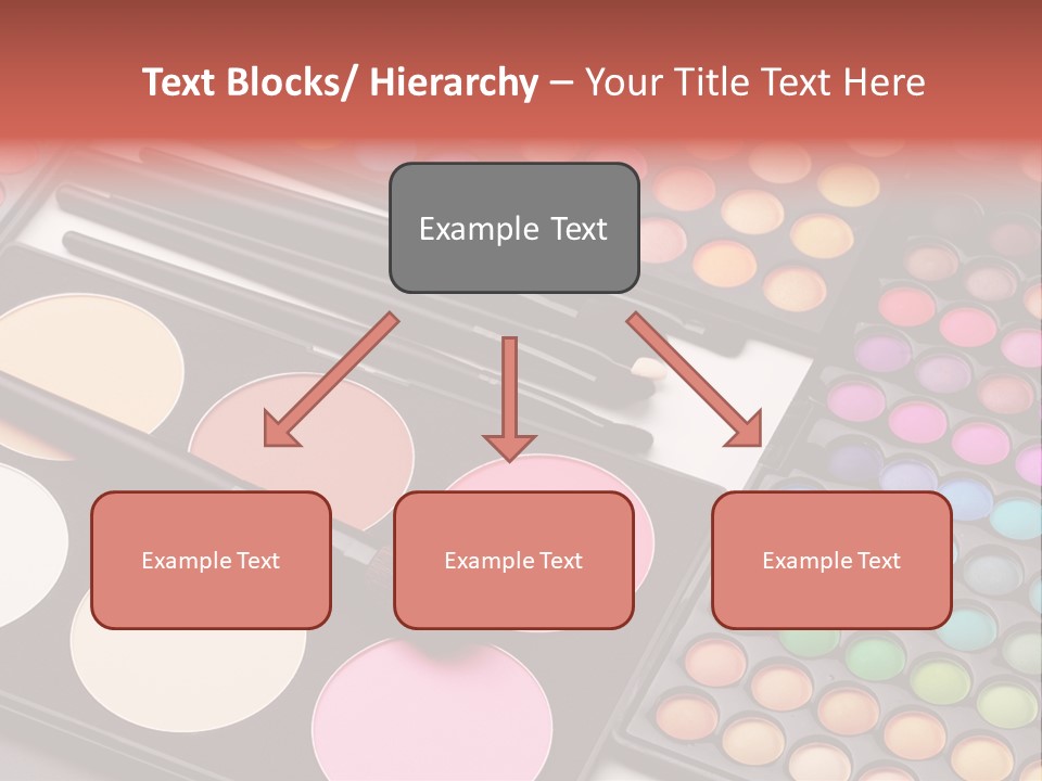 Collection Colour Eye Shadow PowerPoint Template