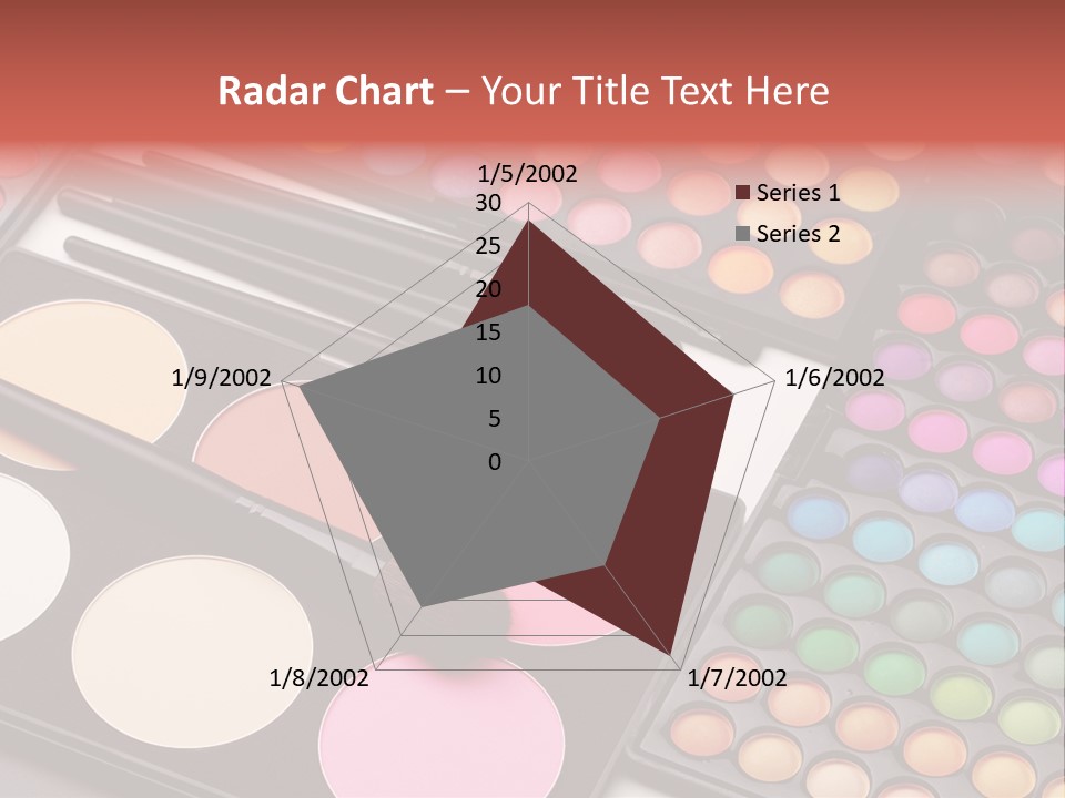 Collection Colour Eye Shadow PowerPoint Template