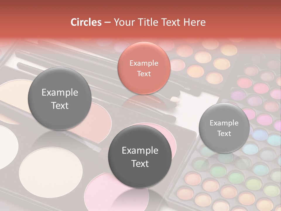 Collection Colour Eye Shadow PowerPoint Template
