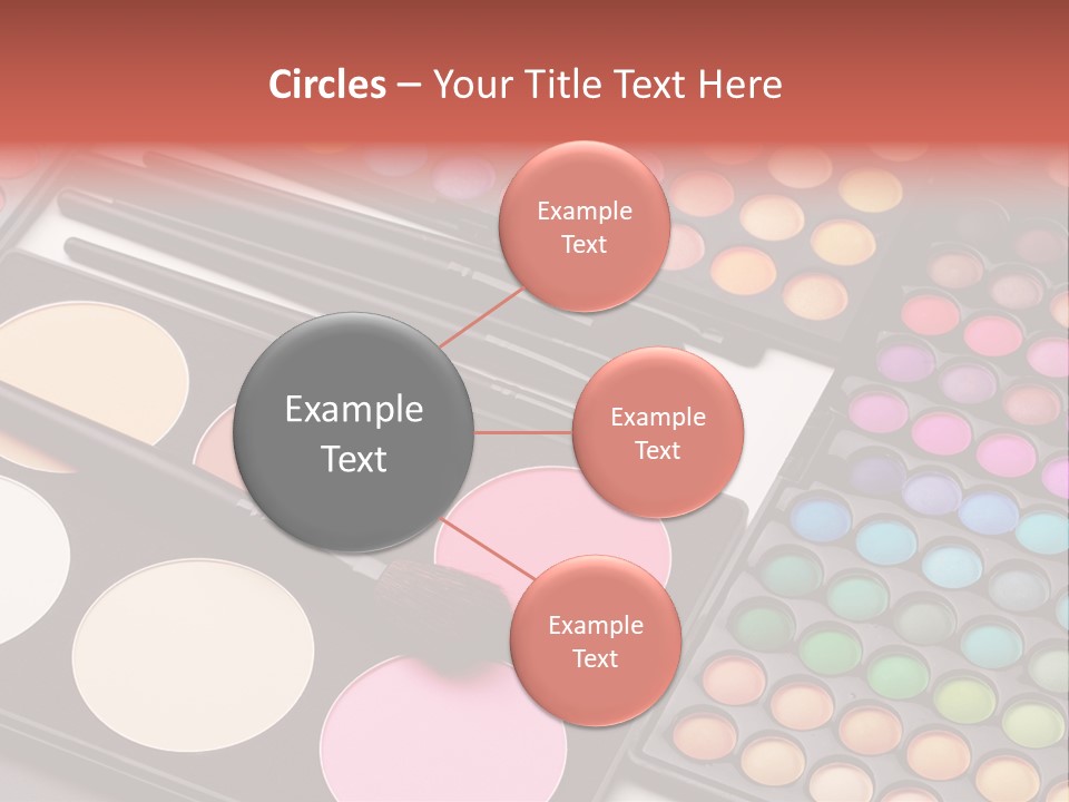 Collection Colour Eye Shadow PowerPoint Template