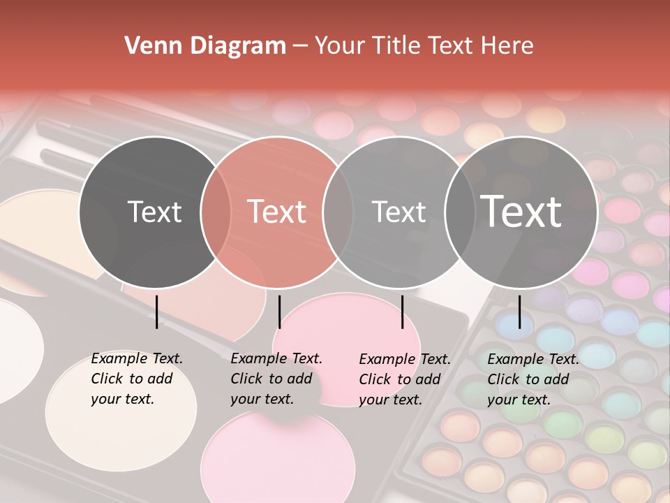 Collection Colour Eye Shadow PowerPoint Template
