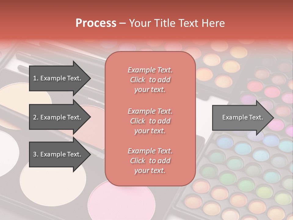 Collection Colour Eye Shadow PowerPoint Template