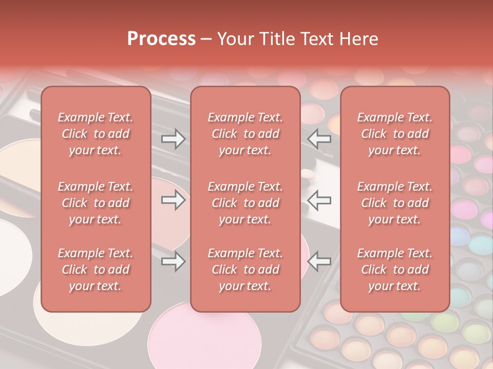 Collection Colour Eye Shadow PowerPoint Template