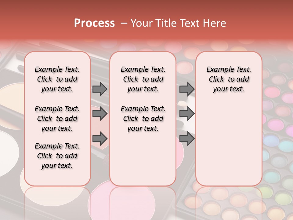 Collection Colour Eye Shadow PowerPoint Template