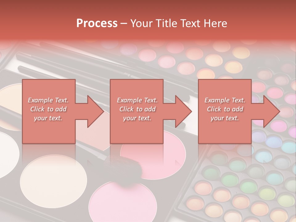 Collection Colour Eye Shadow PowerPoint Template