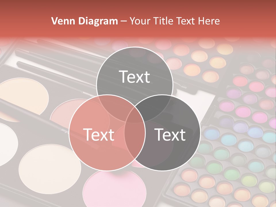 Collection Colour Eye Shadow PowerPoint Template