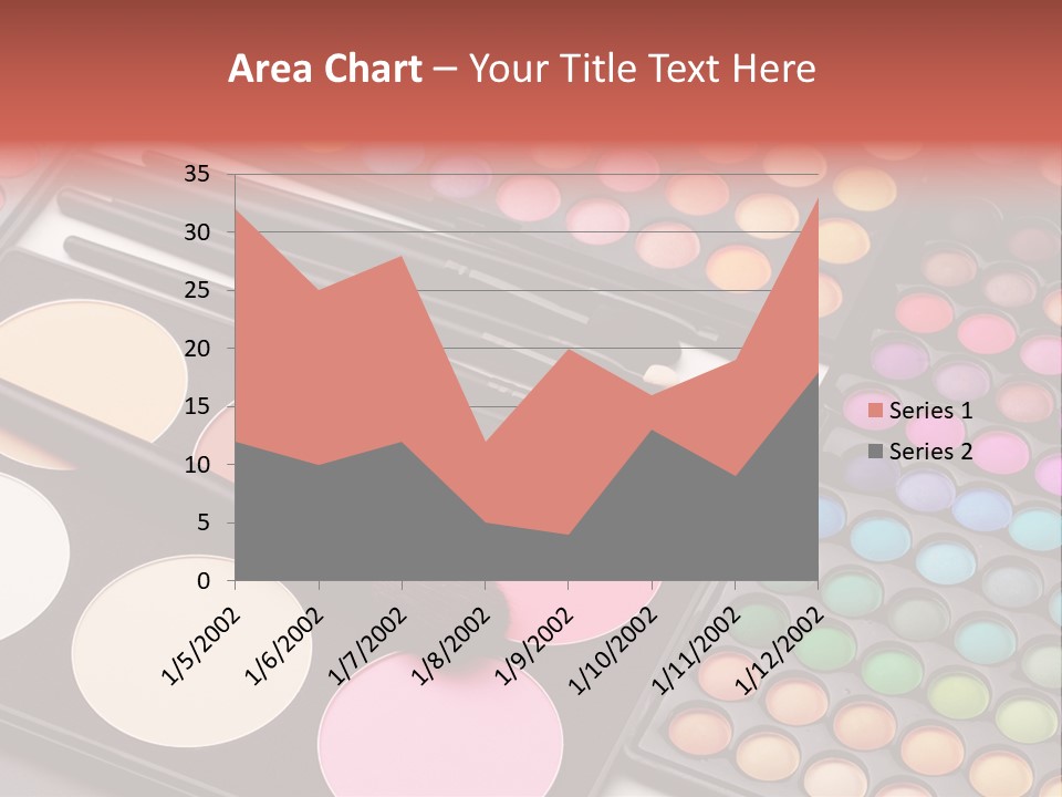 Collection Colour Eye Shadow PowerPoint Template