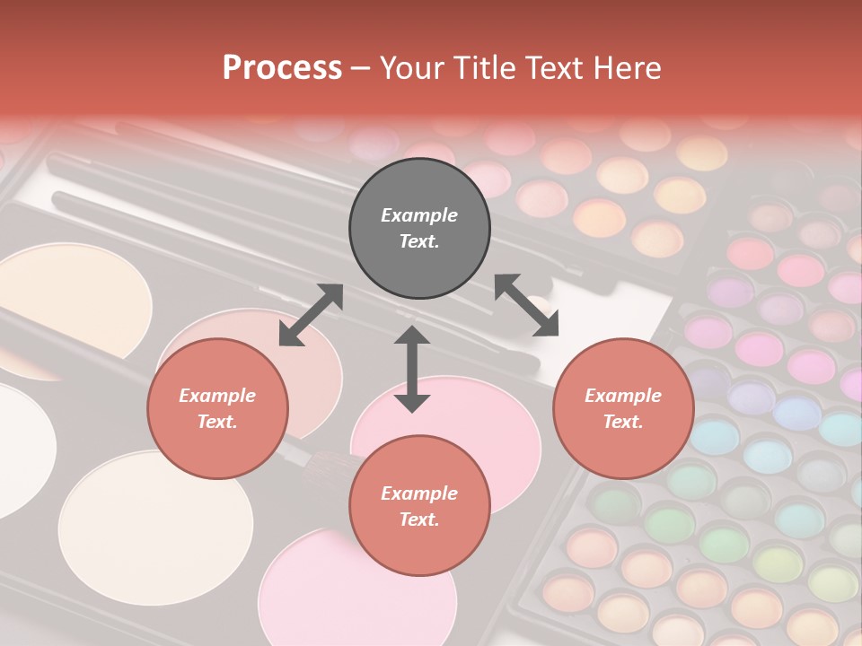 Collection Colour Eye Shadow PowerPoint Template