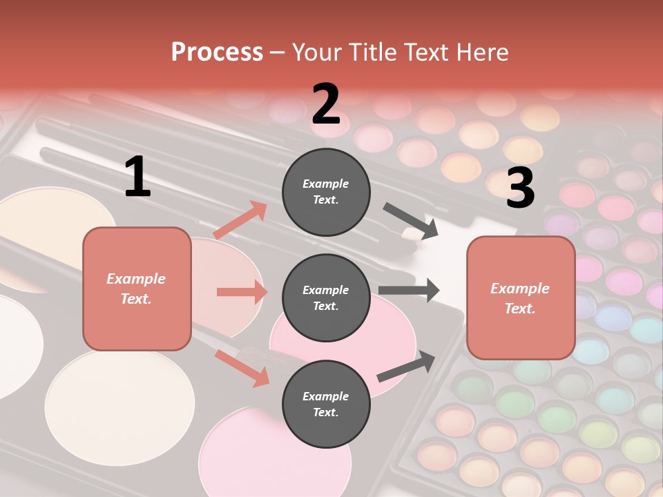 Collection Colour Eye Shadow PowerPoint Template