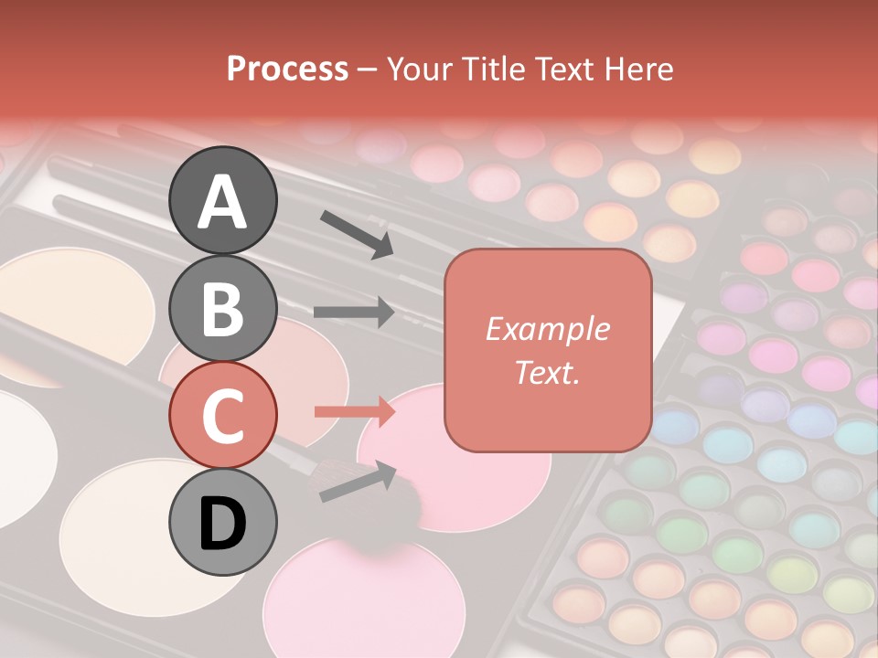Collection Colour Eye Shadow PowerPoint Template