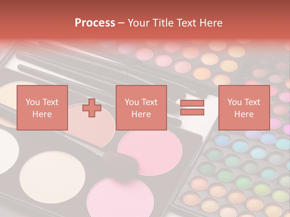 Collection Colour Eye Shadow PowerPoint Template