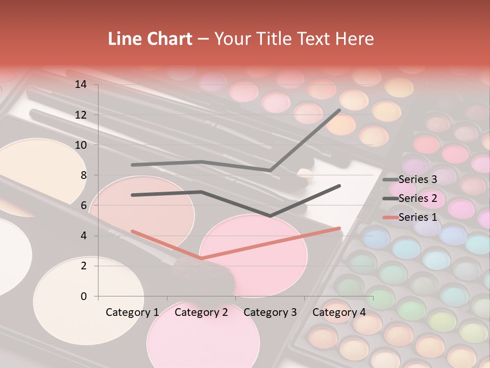Collection Colour Eye Shadow PowerPoint Template