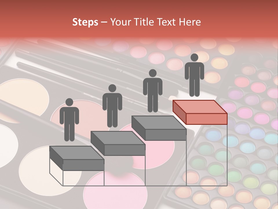 Collection Colour Eye Shadow PowerPoint Template