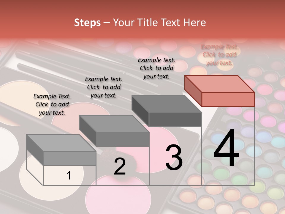 Collection Colour Eye Shadow PowerPoint Template