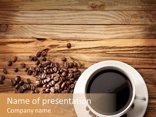 Drink Still Wood PowerPoint Template