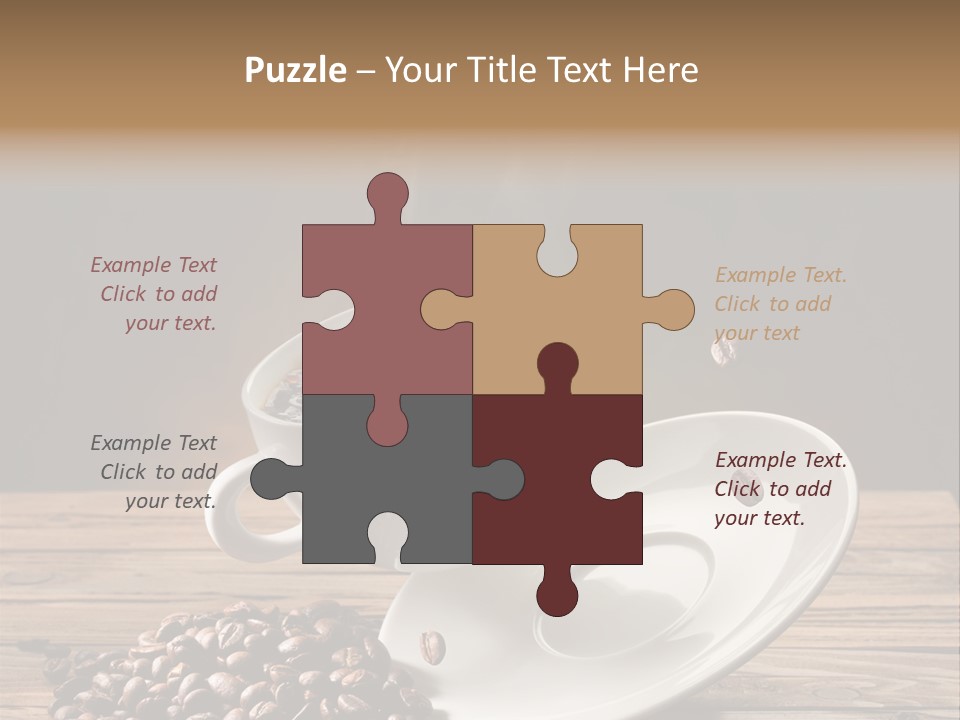 Cup Breakfast Fall PowerPoint Template
