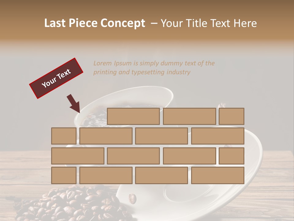 Cup Breakfast Fall PowerPoint Template
