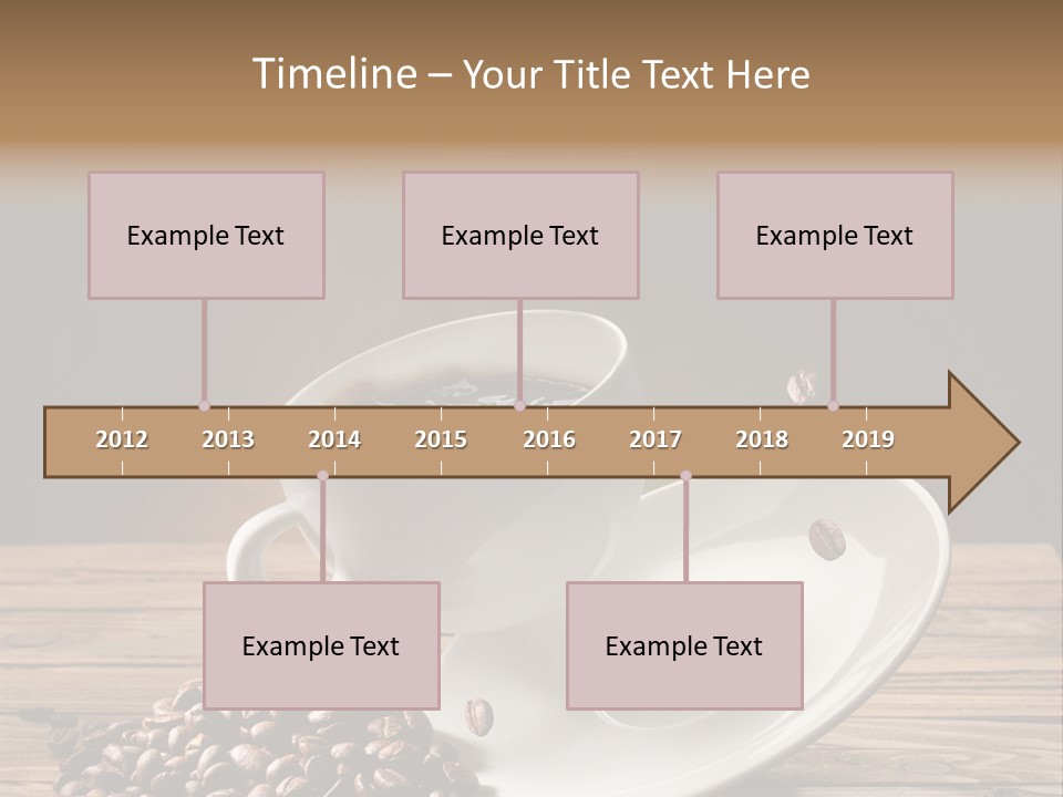 Cup Breakfast Fall PowerPoint Template