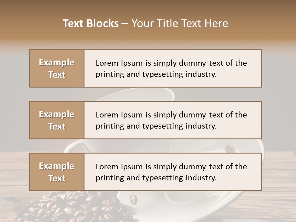 Cup Breakfast Fall PowerPoint Template