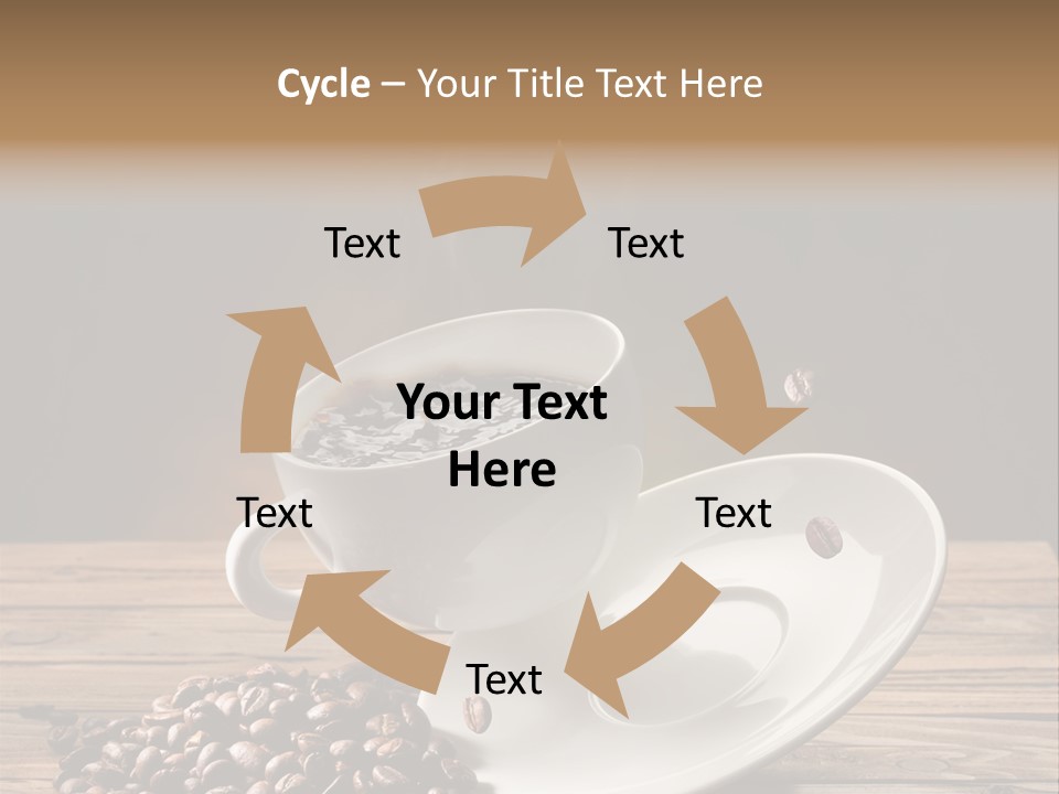 Cup Breakfast Fall PowerPoint Template