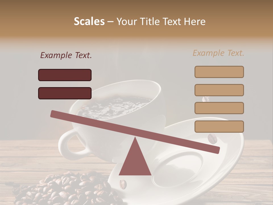 Cup Breakfast Fall PowerPoint Template