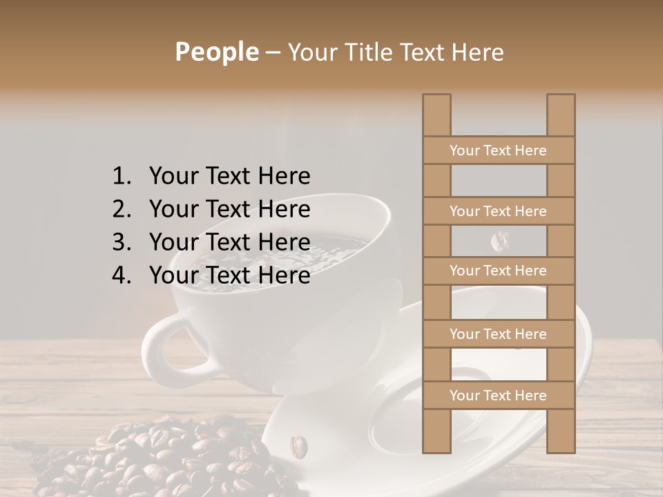 Cup Breakfast Fall PowerPoint Template
