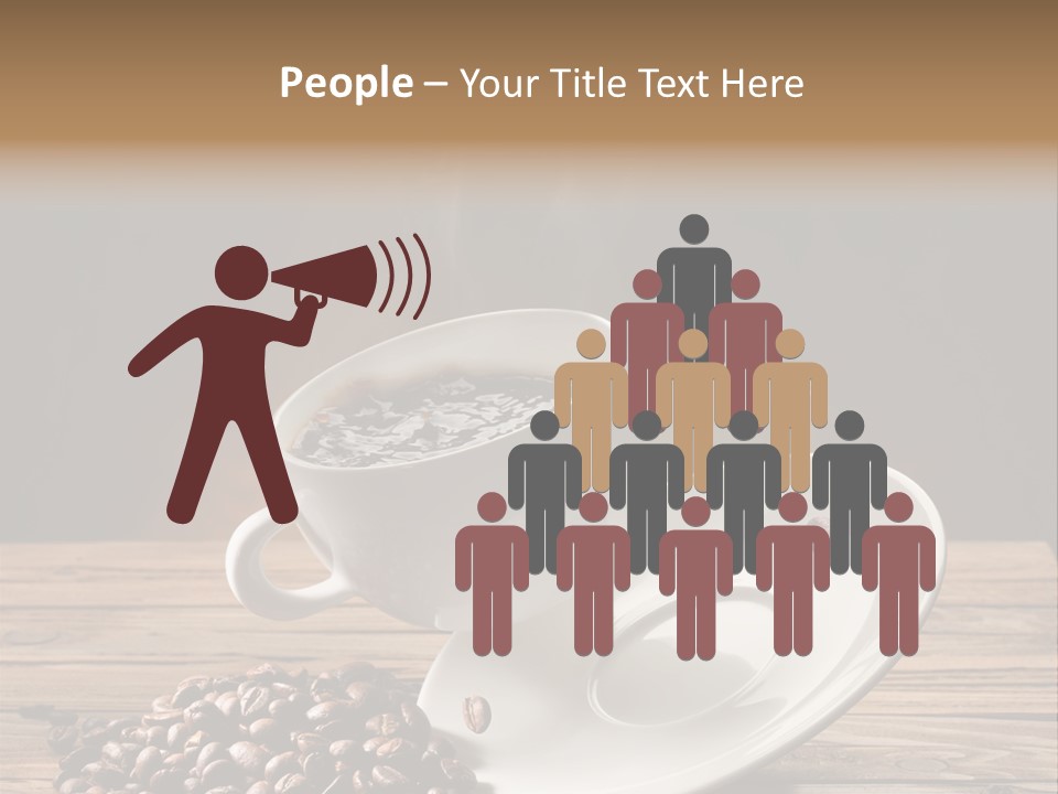 Cup Breakfast Fall PowerPoint Template